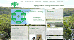 Desktop Screenshot of canopy.org.au