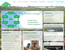 Tablet Screenshot of canopy.org.au